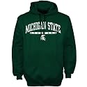 Michigan State Spartans Green Arched Logo Mascot Hoody Sweatshirt