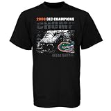 Florida Gators 2008 SEC Football Champions Black Chomp T-shirt