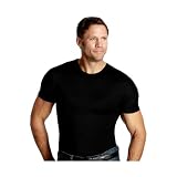 Insta Slim Shirt - Look 3 Inches Slimmer Instantly Black XXX-Large