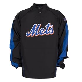 New York Mets Authentic COOL BASE Gamer MLB Baseball Jacket Size S