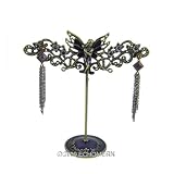 Purple Fairy Earrings Holder / Organizer / Display / Jewelry Stand / Victorian Style - With FREE Earrings