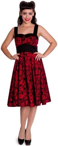 Hell Bunny Rockabilly Love Death Do Us Part Swing Party Dress (XL)
