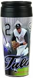 MLB Colorado Rockies Troy Tulowitzki 16-Ounce Travel Mug