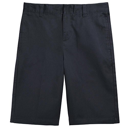 French Toast Flat Front Adjustable Waist Short Boys Navy 8