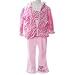 Baby Infant Girls Fall Clothes PINK LEOPARD Jacket Outfit BT KIDS Girl 12-24M