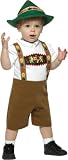 Baby Infant Lederhosen Boy Costume (Size: 12-24M)