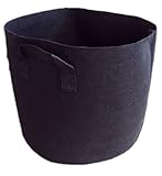 200ガロンハンドルブラックとの不織布バッグの植栽バッグHYindoor 200gallons planting bags of non-woven bags with handle black