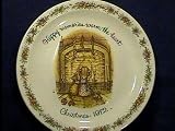 HH1972 Happy memories warm the heart Christmas 1972 Holly Hobbie American Greetings Commemorative Edition 12 inch plate