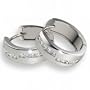 Goldmaid-Creolen 925 Sterlingsilber 20 Zirkonia Me O445S