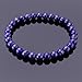 Natural Genuine Semi-Precious Gemstones Healing Power Crystal Elastic Stretch Beaded Bracelet, Unisex