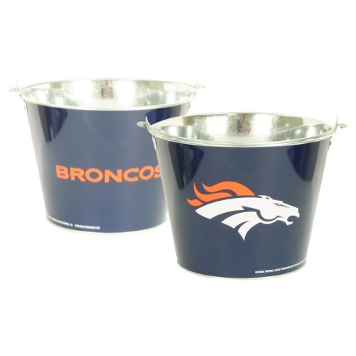 Denver Broncos Two-Sided Print Beer Bucket (Holds up to 8 Long Necks + Ice)