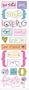 Fiskars 01-004505 Heidi Grace Sweetest Bug Collection Epoxy Words Stickers