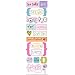 Fiskars 01-004505 Heidi Grace Sweetest Bug Collection Epoxy Words Stickers