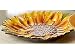 Clay Art Tuscan Sunflower Shaped Platter