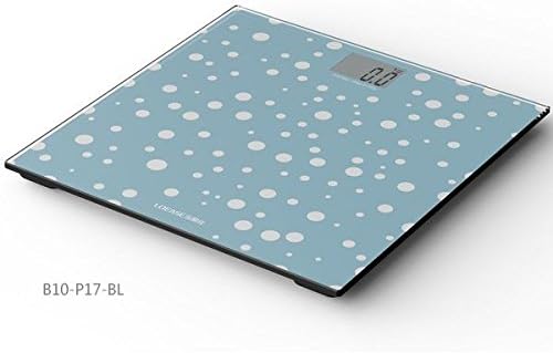 Loease B09-P3-OR High Accuracy Premium Digital Bathroom Scale with 3.6" Extra Large Dual Color Backlight Display and "Smart Step-On" Technology [NEWEST VERSION]