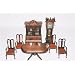 Dolls House Mahogany Dining room set