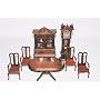 Dolls House Mahogany Dining room set
