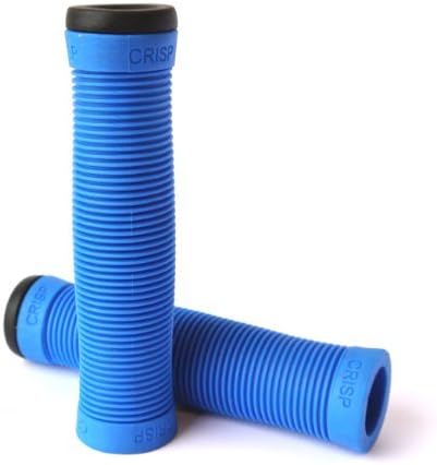 Crisp Pro Scooter Grips with End Caps (Blue)