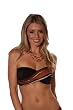 Myan Gold: Twisted Tube Top Swimsuit Separate by Blue Sky Swimwear (All styles sold as separates; Top Only)
