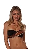 Myan Gold: Twisted Tube Top Swimsuit Separate by Blue Sky Swimwear (All styles sold as separates; Top Only)