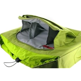 Acer Aspire Timeline AS5810T-8952 15.6-Inch Fullsize Laptop Messenger Bag with Laptop Storage - Green Vine Series