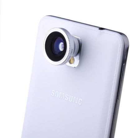 Action1st 3-in-1 Universal Magnetic Detachable Conversion Wide Angle+Macro+Fish-eye Lenses Kit for iPhone 4 4S 4G 5 5G 5S 5C Samsung Galaxy S2 I9100 S3 I9300 S4 I9500 Note1/2/3, HTC One