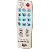 ELPA 簡単テレビリモコン RC-29D