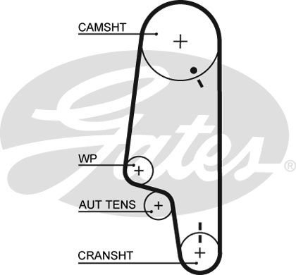Zahnriemen , PowerGrip® für VW