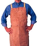 ANCHOR BRAND Q-5 LEATHER BIB APRON 36x24 - GOLDEN BROWN