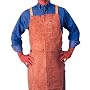 Anchor Brand Q-5 Leather Bib Apron 36"x24" - Golden Brown