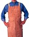 Tools & Hardware : ANCHOR BRAND Q-5 LEATHER BIB APRON 36'x24' - GOLDEN BROWN