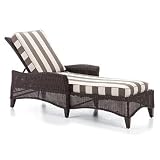 Sevilla Outdoor Chaise Lounge Chair Cushion - Wheat - Frontgate - Patio Furniture