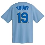 Robin Yount Milwaukee Brewers Cooperstown Name and Number Tee