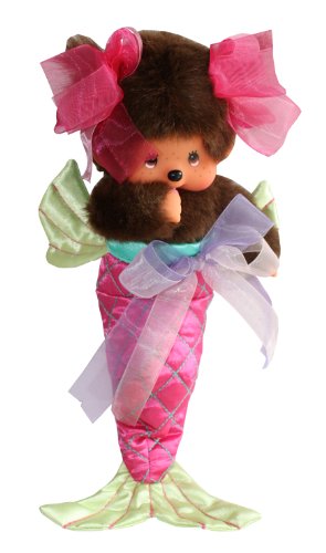 Sekiguchi 235570-Monchhichi Meerjungfrau, 20 cm, rosa