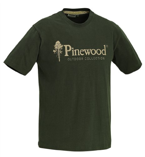 Pinewood Unisex T-Shirt Suede, gr&uuml;n, XXL Preisvergleich