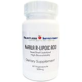 Na-R-ALA | R-Lipoic Acid | Stabilized Sodium Salt R-Lipoic means High Bioavailability | 300mg per capsule.