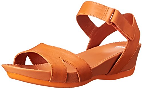 Camper Women's Micro Strap Sandal, Bright Orange, 35 EU/5 M US