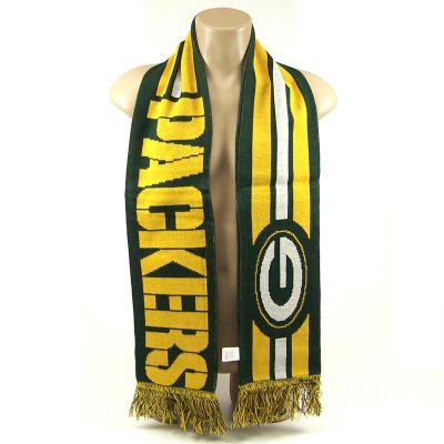 GREEN BAY PACKERS OFFICIAL LOGO FULL SIZE WOVEN SCARF