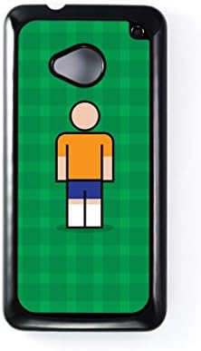 Luton Black Hard Plastic Case for HTC® One M7 by Blunt Football + FREE Crystal Clear Screen Protector