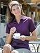 Women's Aura poly basket knit johnny collar golf shirt