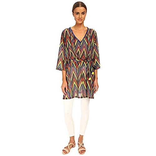 エム ミッソーニ トップス シャツ Tribal Zig Zag Cotton Voile Kaftan Royal [並行輸入品]