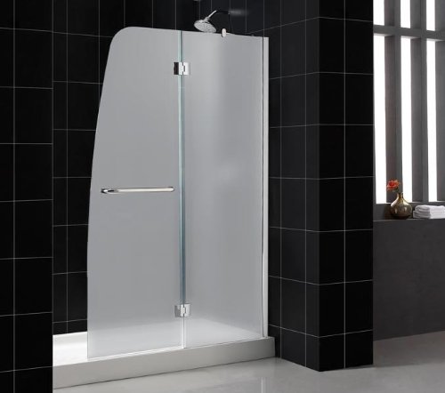 DreamLine SHDR-3148726-01-FR2 Aqua Shower Door Frosted Glass, Chrome
