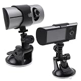 Dual Front & Rear Camera DVR Car Vehicle Dash Dashboard GPS Data Recorder 1.3M