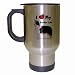I Love My Border Collie Travel Mug
