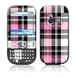Pink Plaid Design Protective Skin Decal Sticker for Palm Centro Cell Phone