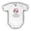 Babybody mit Druck STOP / kurz-und langarm / Gr. 50 - 104