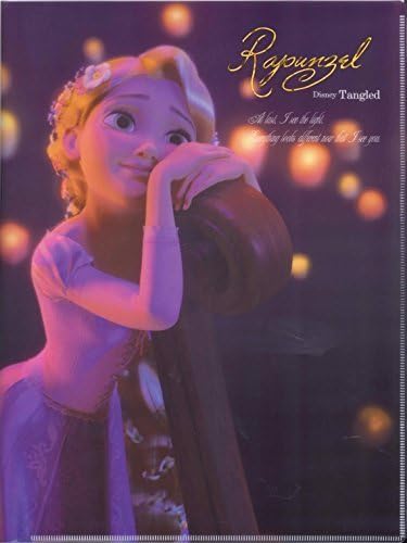 Delfino Stationary Disney 'e'hLM ART Rapunzel A4 10Pocket Clear Folder DZ76806