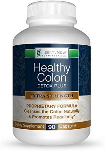 Extra Strength Healthy Colon Detox Plus - Detox Cleanse for Weight Loss & Constipation Relief Formula. All Natural Laxative - 90 Caps