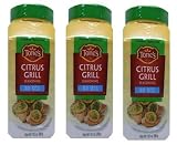 Tone's Citrus Grill Seasoning , No MSG, 10.5 Oz/ 298 g (3 PACK)