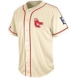 Ted Williams Boston Red Sox Majestic Cooperstown Natural Tradition Jersey